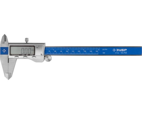ЗУБР ШЦЦ-I-150-0.01, 150 мм, электронный штангенциркуль, Профессионал (34463-150)