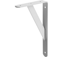 STAYER 250 х 150 х 30 х 4 мм, белый, усиленный уголок-кронштейн (37420-1)