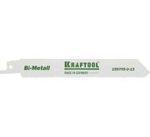 KRAFTOOL S922VF, по дереву и металлу, Bi-Met, шаг 1.8-2.5 мм, 130 мм, полотно для сабельной пилы (159705-U-13)