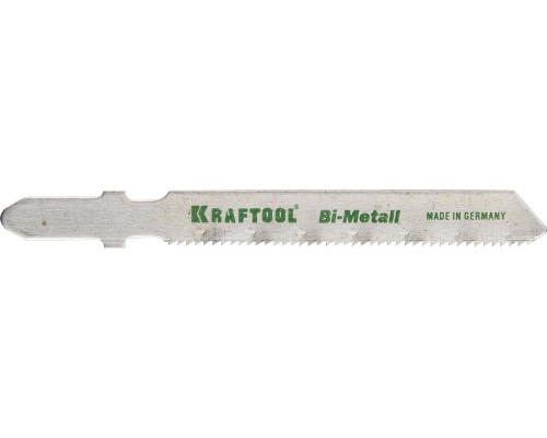 KRAFTOOL T118AF, EU-хвост., по металлу Bi-Met, шаг 1.2 мм, 50 мм, 2 шт, полотна для лобзика (159555-1.2)