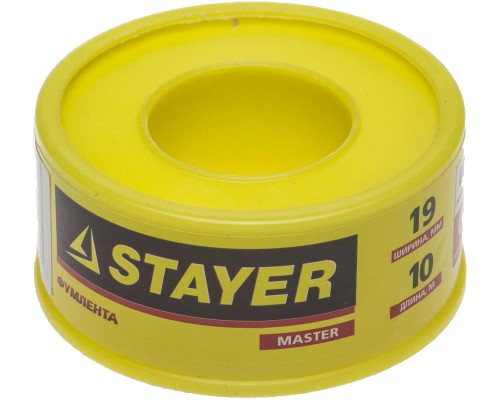 STAYER 0.075 мм х 19 мм х 10 м, 0.40 г/см3, ФУМ лента (12360-19-040)