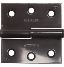 STAYER 75 x 75 x 2.4 мм, разъемная, правая, цвет коричневый, карточная петля (37613-75-3R)