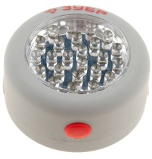 ЗУБР 28 LED, крючок для подвеса, магнит, светодиодный фонарь (61812)