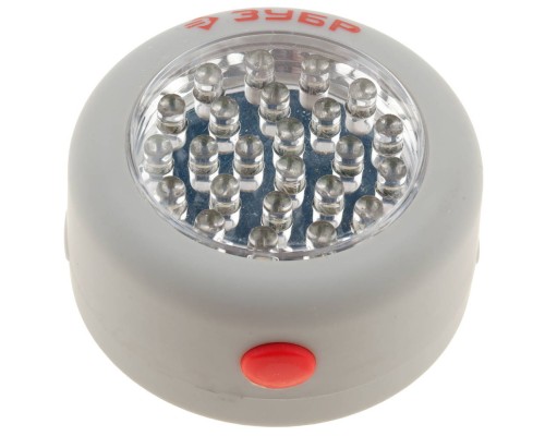 ЗУБР 28 LED, крючок для подвеса, магнит, светодиодный фонарь (61812) ЗУБР 28 LED, крючок для подвеса, магнит, светодиодный фонарь (61812)
