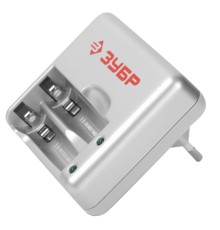ЗУБР AAA/AA, 2 шт, 1 час, зарядное устройство (59251-2)