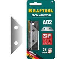 KRAFTOOL Solingen-А02, 5 шт, трапециевидные лезвия (09627-S5)