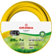 GRINDA Comfort, 3/4″, 25 м, 25 атм, трёхслойный, армированный, поливочный шланг (8-429003-3/4-25)