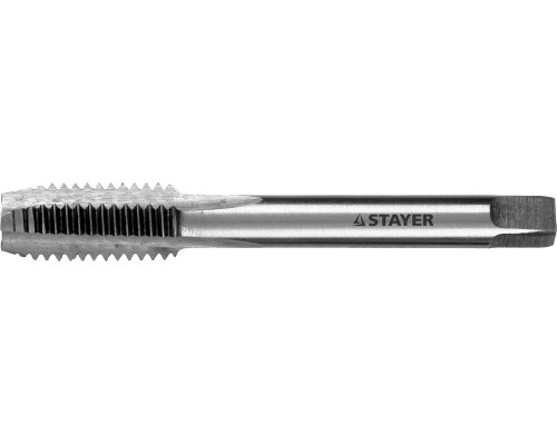 STAYER М10 х 1.5, одинарный, метчик для сквозных и глухих отверстий (28021-10-1.5)