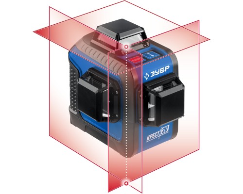 ЗУБР КРЕСТ 3D, 20 - 70 м, лазерный нивелир, Профессионал (34908)