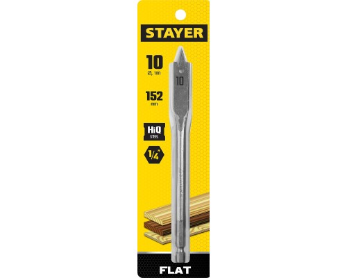 STAYER Flat, 12 x 152 мм, перовое, cверло по дереву (2950-12) STAYER Flat, 12 x 152 мм, перовое, cверло по дереву (2950-12)
