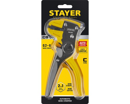 STAYER CS-50, 0.2 - 6 мм2, автоматический стриппер, Professional (22636)