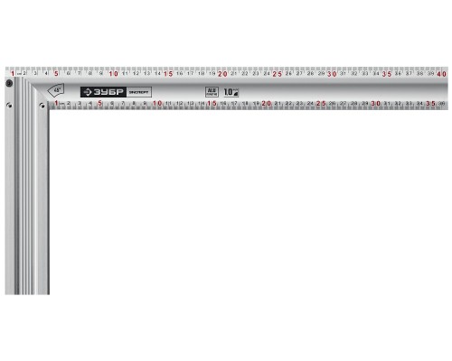 ЗУБР 400 мм, жесткий столярный угольник, Профессионал (34392-40)