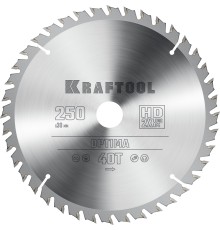 KRAFTOOL Optima, 250 х 30 мм, 40Т, пильный диск по дереву (36951-250-30)