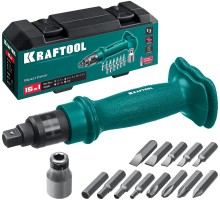 KRAFTOOL ID-15, 15 предм., ударно-поворотная отвертка (25550-Н10)