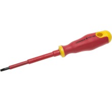 STAYER Electro, SL4 х 100 мм, диэлектрическая отвертка, Professional (25141-04-10)