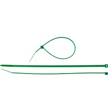 ЗУБР КС-З1, 3.6 x 200 мм, нейлон РА66, 100 шт, зеленые, кабельные стяжки, Профессионал (309060-36-200)