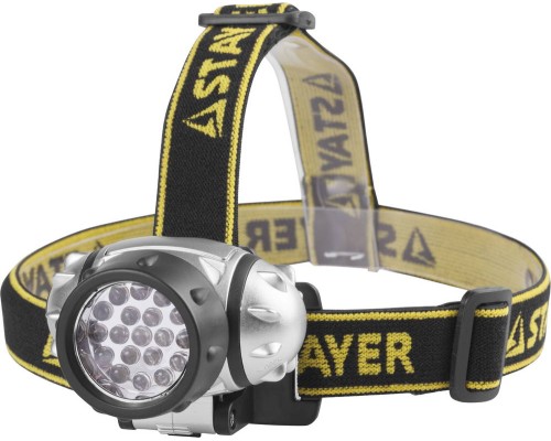 STAYER TOPLight, 19 LED, 3 AAA, налобный фонарь (56570) STAYER TOPLight, 19 LED, 3 AAA, налобный фонарь (56570)
