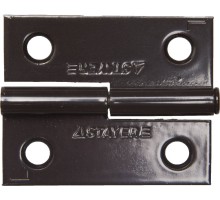 STAYER 50 x 43 x 1.8 мм, разъемная, левая, цвет коричневый, карточная петля (37613-50-3L)