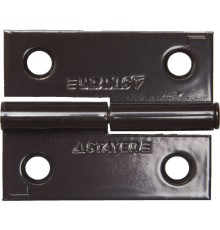 STAYER 50 x 43 x 1.8 мм, разъемная, левая, цвет коричневый, карточная петля (37613-50-3L)
