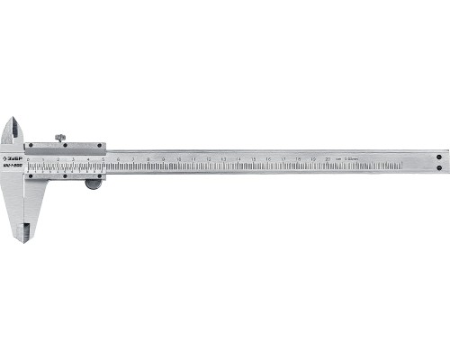 ЗУБР ШЦ-1-200, 200 мм, стальной штангенциркуль, Профессионал (34514-200)