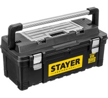 STAYER JUMBO-26, 650 x 280 x 270 мм, (26″), пластиковый ящик для инструментов, Professional (38003-26)