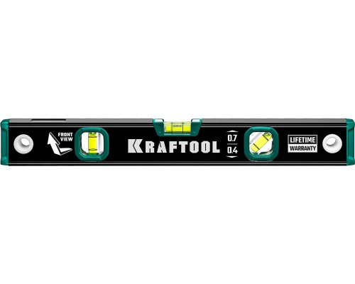 KRAFTOOL 400 мм, с зеркальным глазком, уровень (34781-40)