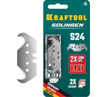 KRAFTOOL Solingen-S24, 5 шт, крюковидные лезвия (09643-S5)