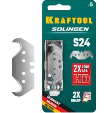 KRAFTOOL Solingen-S24, 5 шт, крюковидные лезвия (09643-S5)