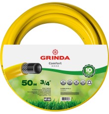 GRINDA Comfort, 3/4″, 50 м, 25 атм, трёхслойный, армированный, поливочный шланг (8-429003-3/4-50)