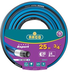 RACO EXPERT, 3/4″, 25 м, 30 атм, четырёхслойный, армированный, поливочный шланг (40302-3/4-25)