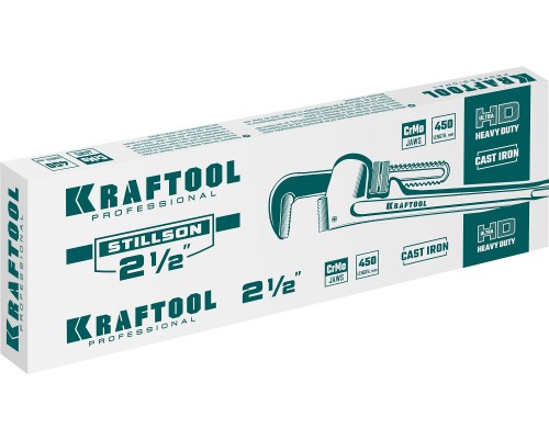 KRAFTOOL STILLSON, 2.5″, 450 мм, трубный разводной ключ (2727-45)