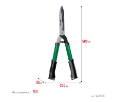 РОСТОК RH500, закаленные лезвия, стальные рукоятки, 500мм, кусторез (423555)