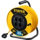 STAYER M-315, ПВС, 3 х 1.5 мм2, 50 м, 3500 Вт, силовой удлинитель на катушке (55078-50)