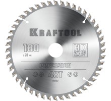 KRAFTOOL Precision, 180 х 20 мм, 48Т, пильный диск по дереву (36952-180-20)