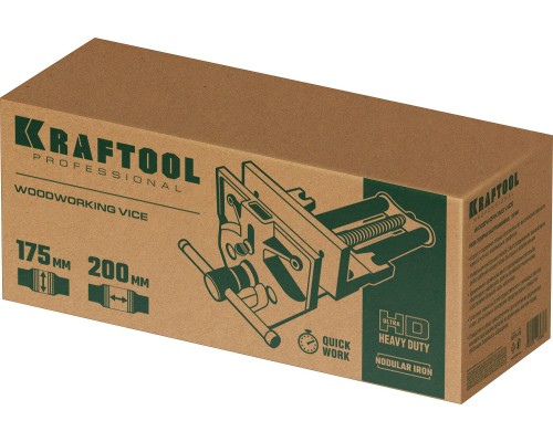 KRAFTOOL 175 мм, столярные быстрозажимные тиски (32719-175)