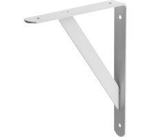 STAYER 250 х 200 х 30 х 4 мм, белый, усиленный уголок-кронштейн (37421-1)