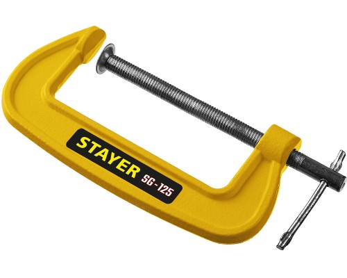 STAYER SG-125, 125 мм, чугунная струбцина G (3215-125)