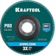 KRAFTOOL 125 х 22.2 мм, P80, круг лепестковый циркониевый торцевой по металлу и нержавеющей стали (36594-125-80)