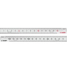 ЗУБР Про-15, длина 0.15 м, усиленная нержавеющая линейка, Профессионал (34280-015)