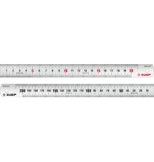 ЗУБР Про-20, длина 0.20 м, усиленная нержавеющая линейка, Профессионал (34280-020)
