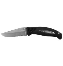 STAYER 80 мм, серрейторная заточка, пластиковая рукоятка, складной нож, Professional (47623)