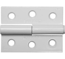 STAYER 65 x 48 x 2.0 мм, разъемная, левая, цвет белый, карточная петля (37613-65-2L)