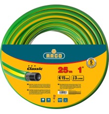 RACO CLASSIC, 1″, 25 м, 15 атм, трёхслойный, армированный, поливочный шланг (40306-1-25)