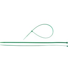 ЗУБР КС-З1, 4.8 x 400 мм, нейлон РА66, 100 шт, зеленые, кабельные стяжки, Профессионал (309060-48-400)