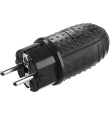 ЗУБР IP44 16A/220В Вилка обрезиненнаяПрофессионал (55116-B)
