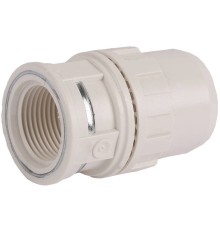 ЗУБР ШиреФит, штуцер с гайкой 16 мм - 1/2″, муфта (51462-16-1/2)