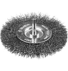 ЗУБР 100 мм, витая, стальная проволока 0.3 мм, щетка дисковая для УШМ, Профессионал (35198-100)