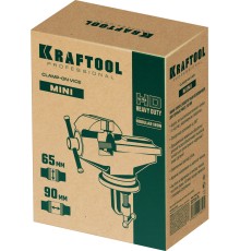 KRAFTOOL Mini, 65 мм, прецизионные тиски на струбцине (32713-75)