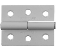 STAYER 65 x 48 x 2.0 мм, разъемная, правая, цвет белый, карточная петля (37613-65-2R)