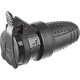 ЗУБР IP44, 16 A/220 В, обрезиненная розетка, Профессионал (55187-B)